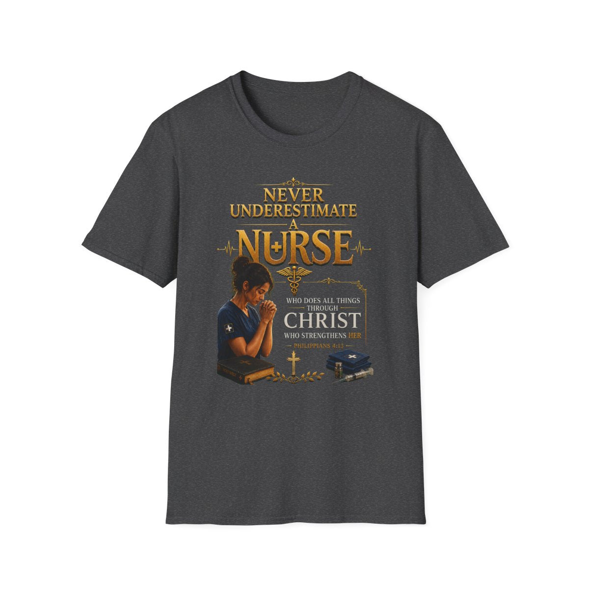 Dark Heather Front Shirt