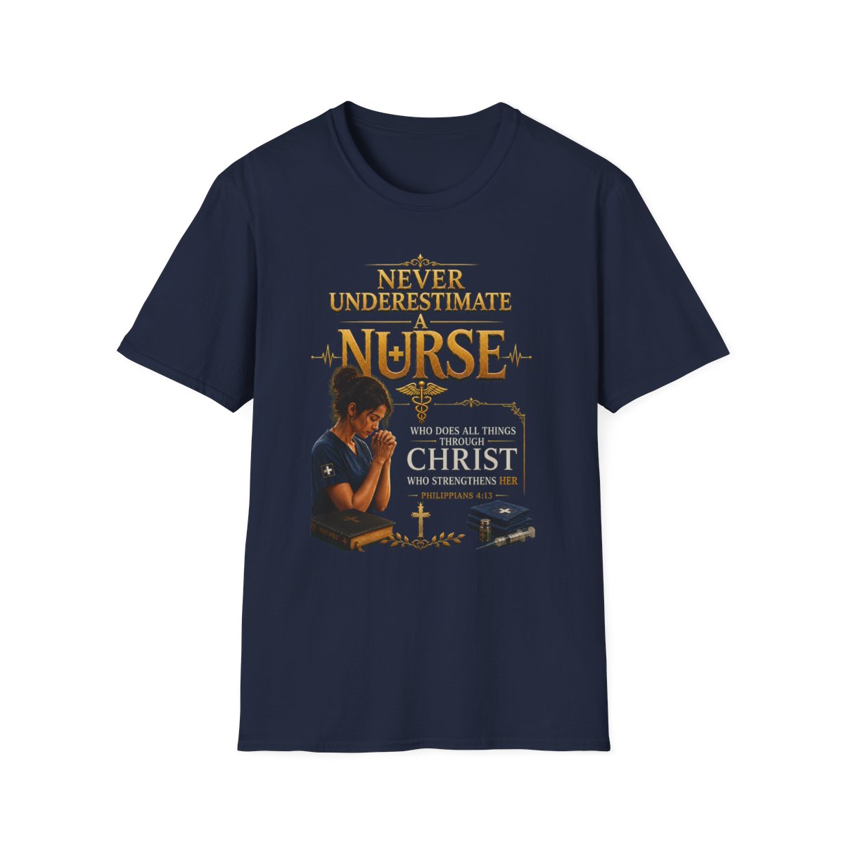 Navy Front Shirt