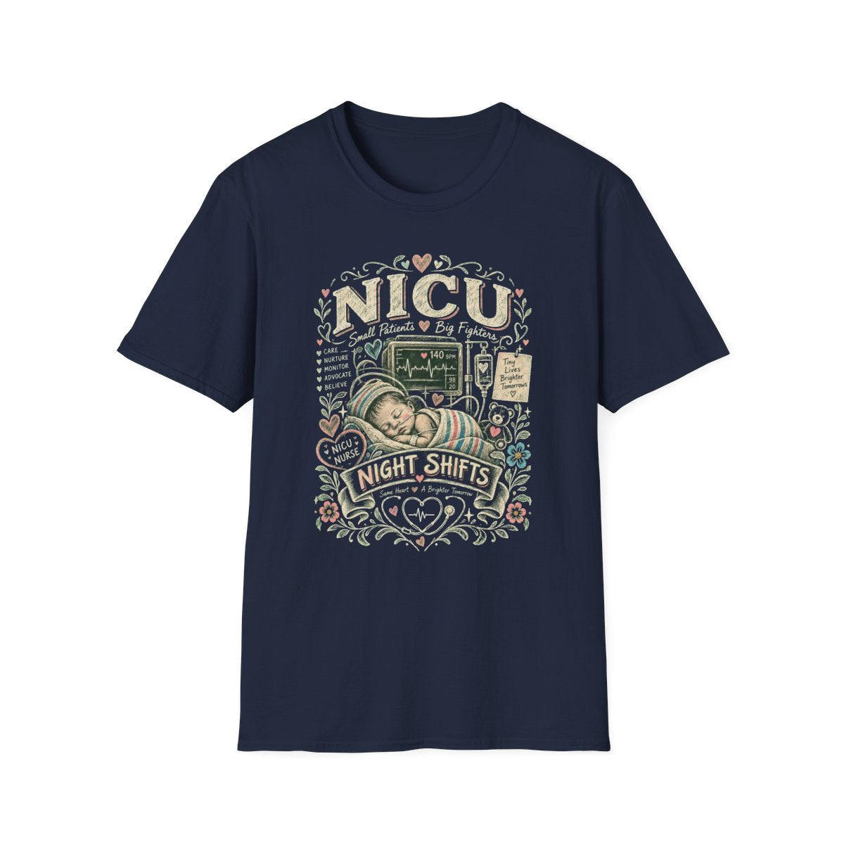 Navy Front Shirt