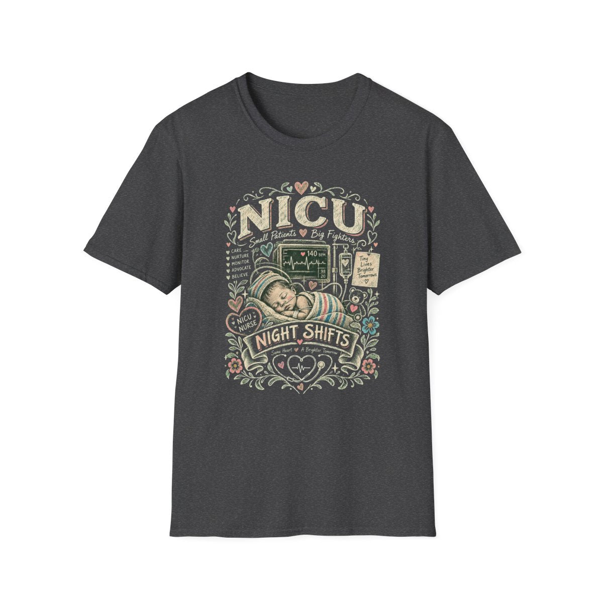 Dark Heather Front Shirt