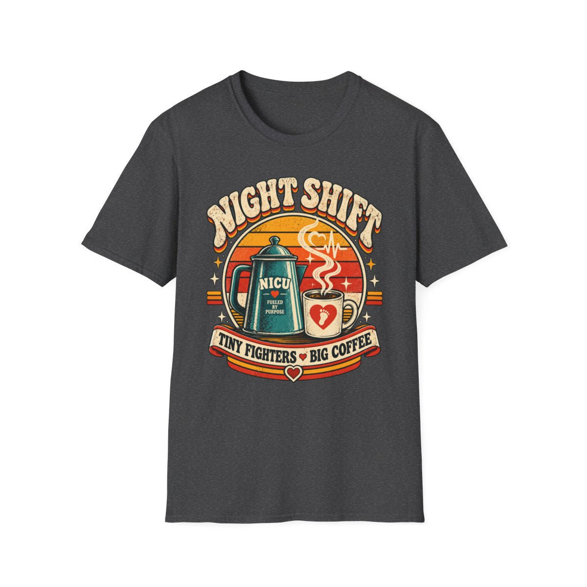 Dark Heather Front Shirt
