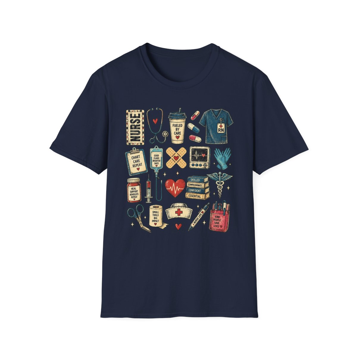 Navy Front Shirt