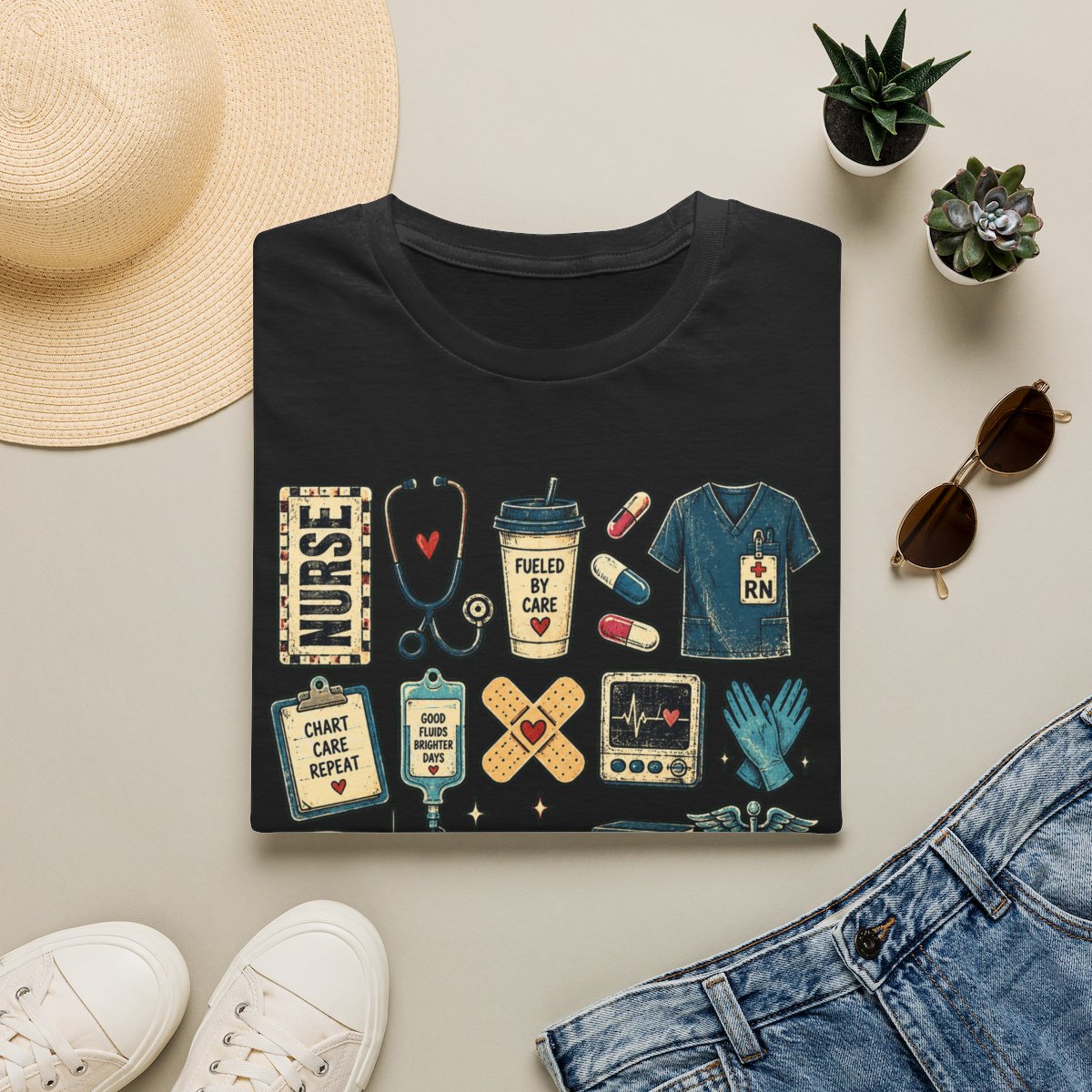 Black Flatlay