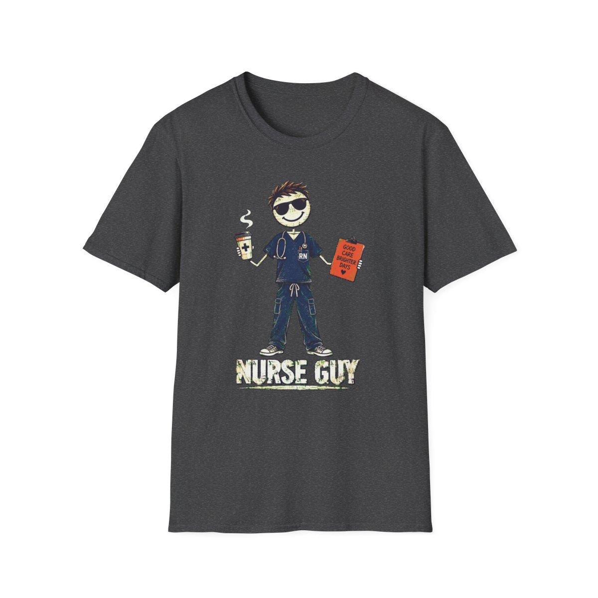 Dark Heather Front Shirt