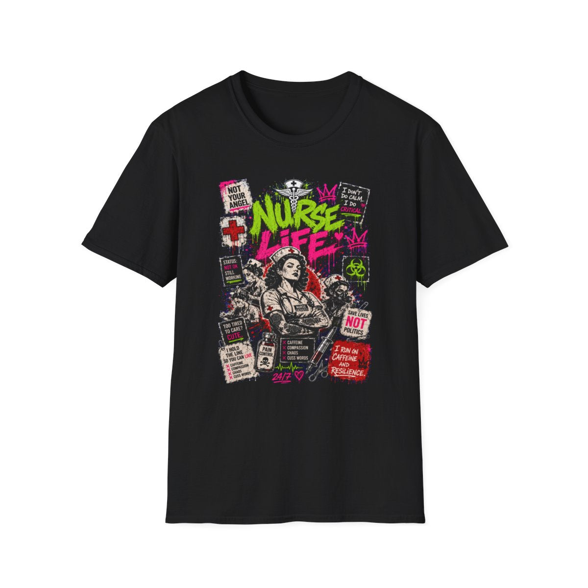 Black Front Shirt