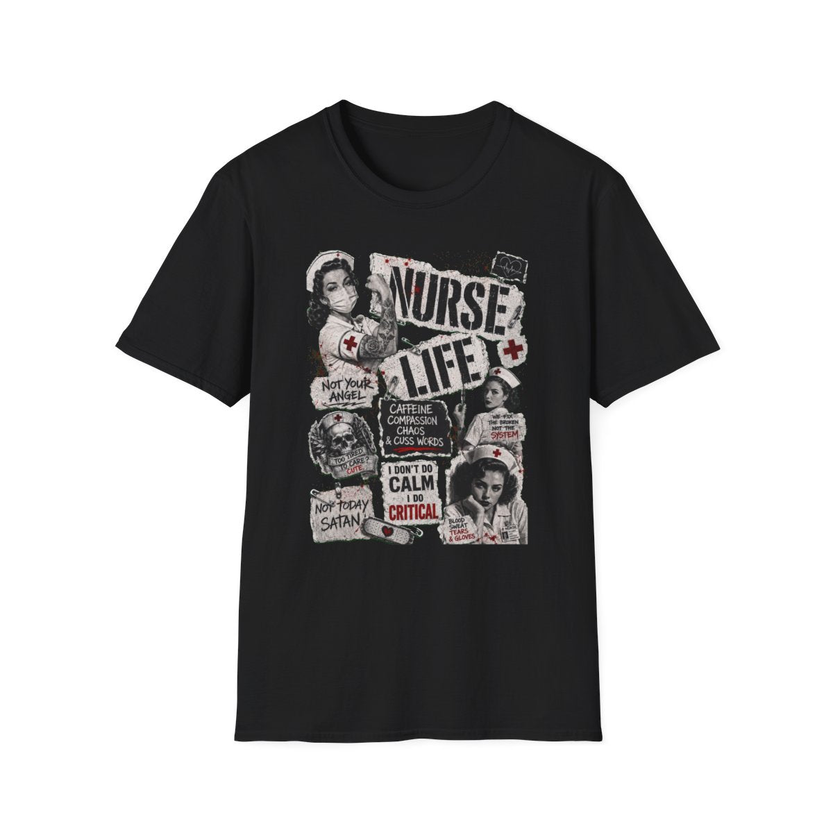Black Front Shirt