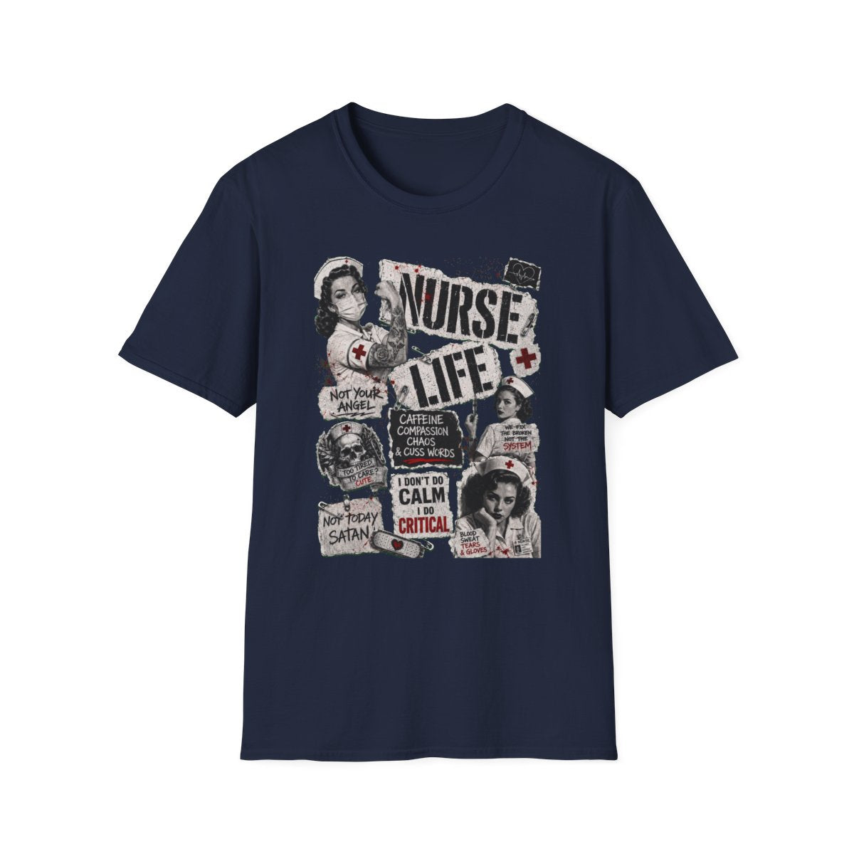 Navy Front Shirt