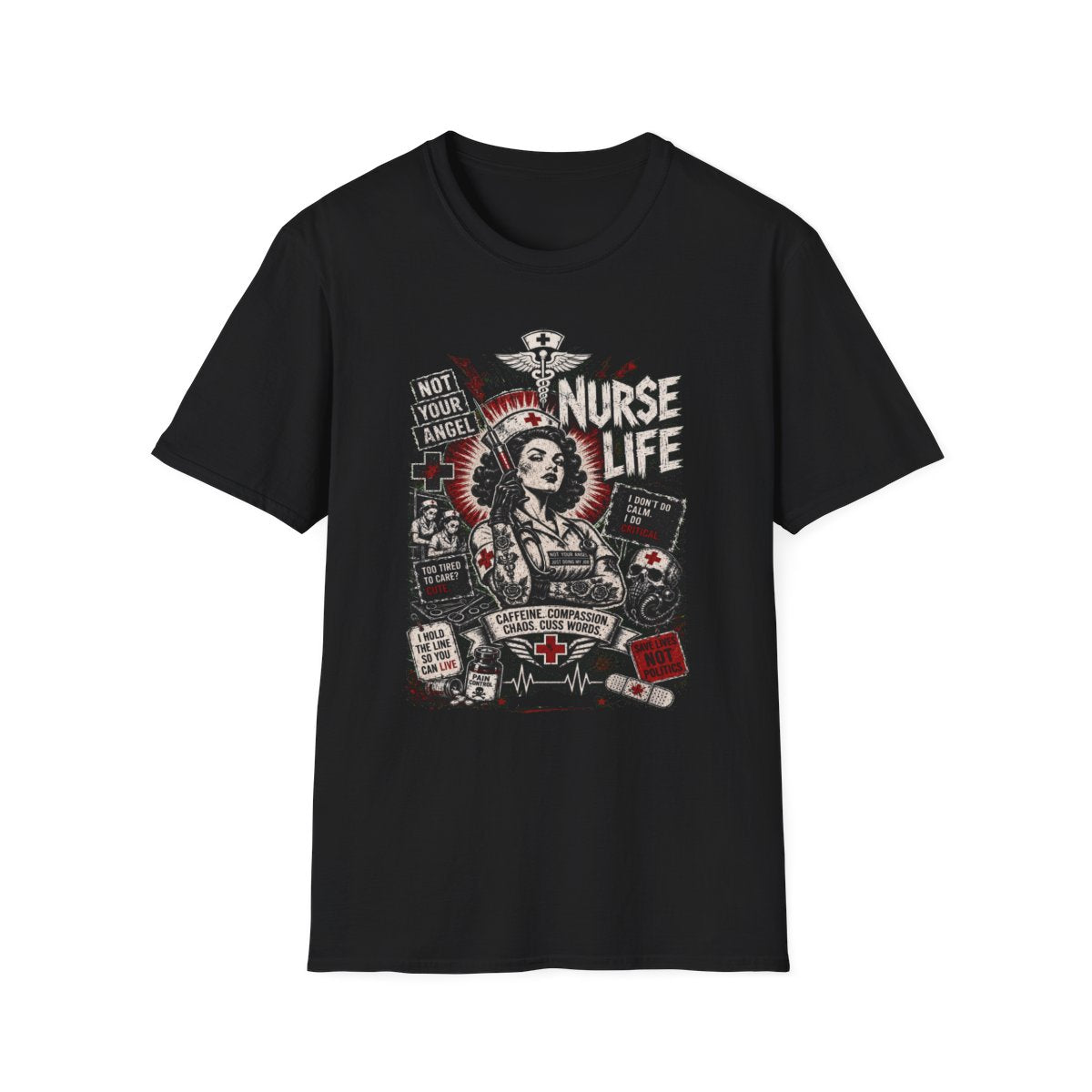 Black Front Shirt
