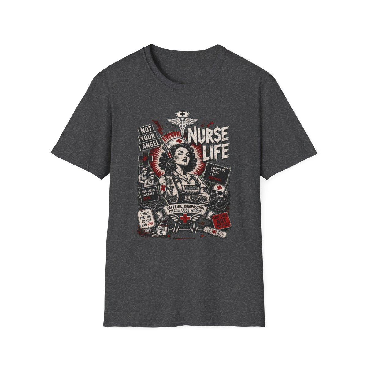 Dark Heather Front Shirt