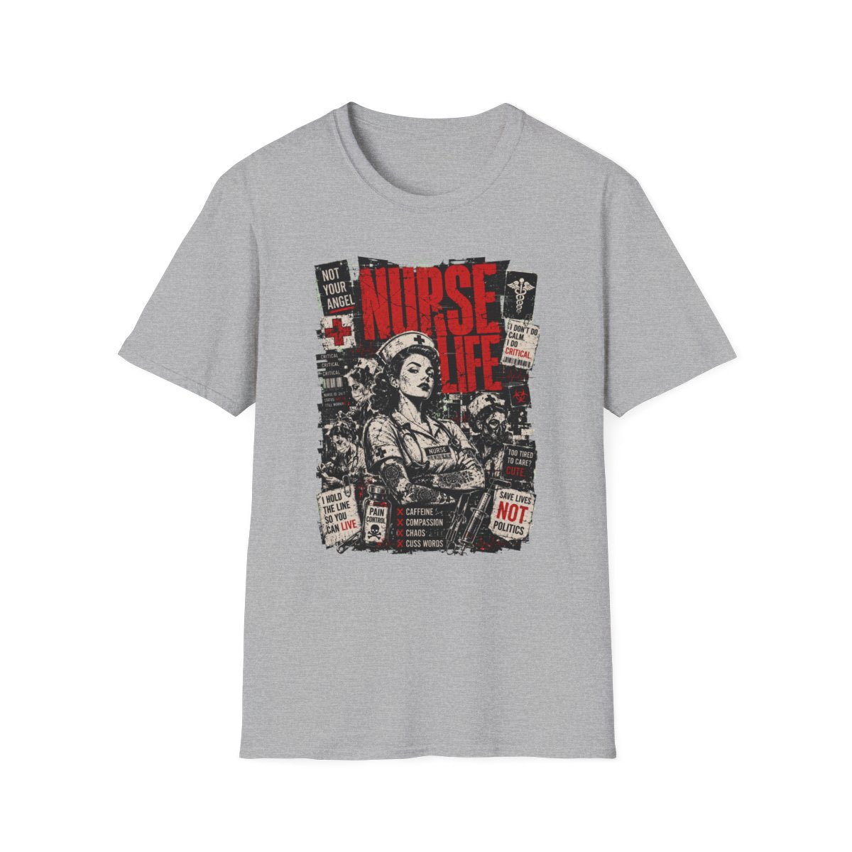 Sport Grey Front Shirt