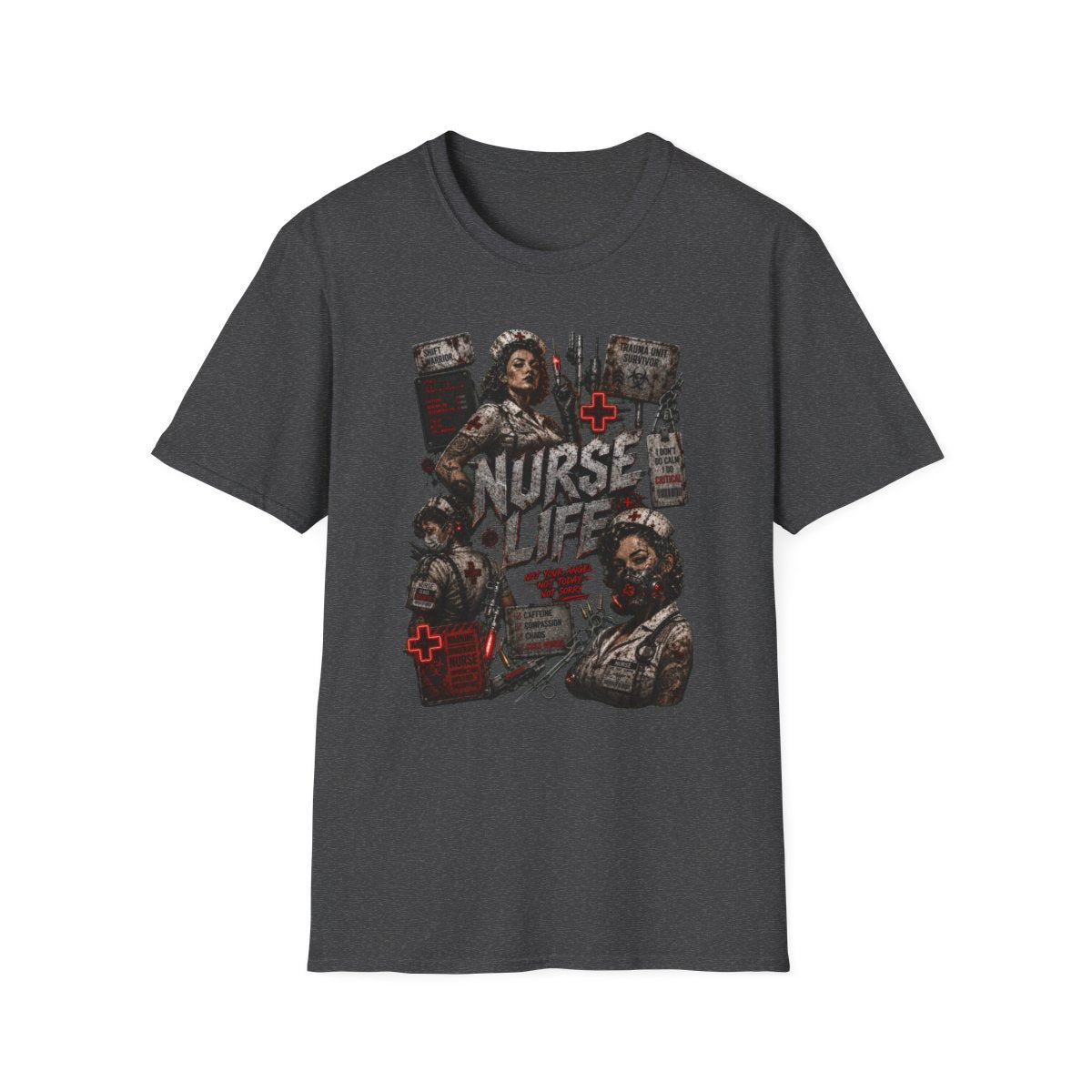 Dark Heather Front Shirt