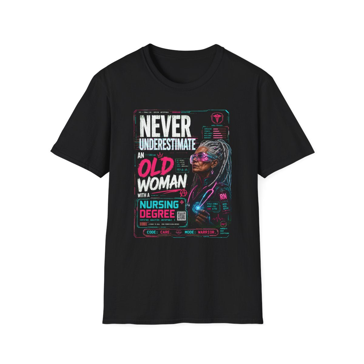 Black Front Shirt