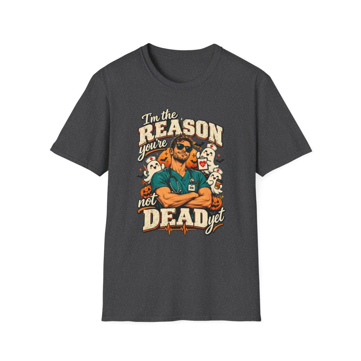 Dark Heather Front Shirt