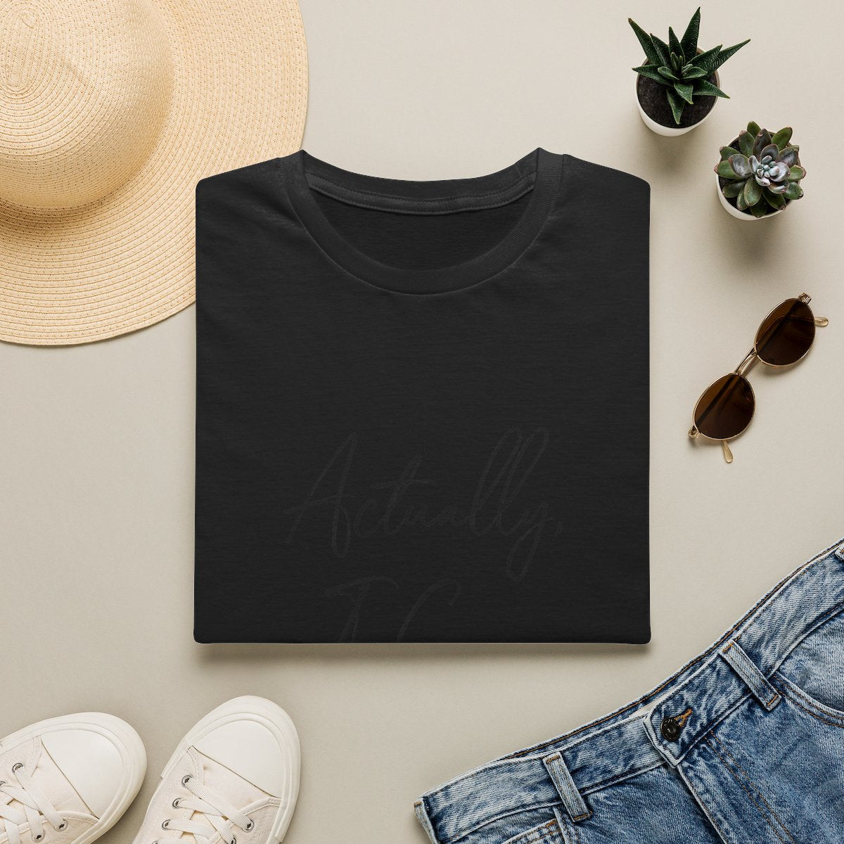 Black Flatlay