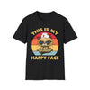 Happy Face Cat Nurse Shirt, Funny Grumpy Nurse Tee