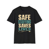 Safe Staffing Saves Lives Typography Nurse Shirt - 310826-P-1067
