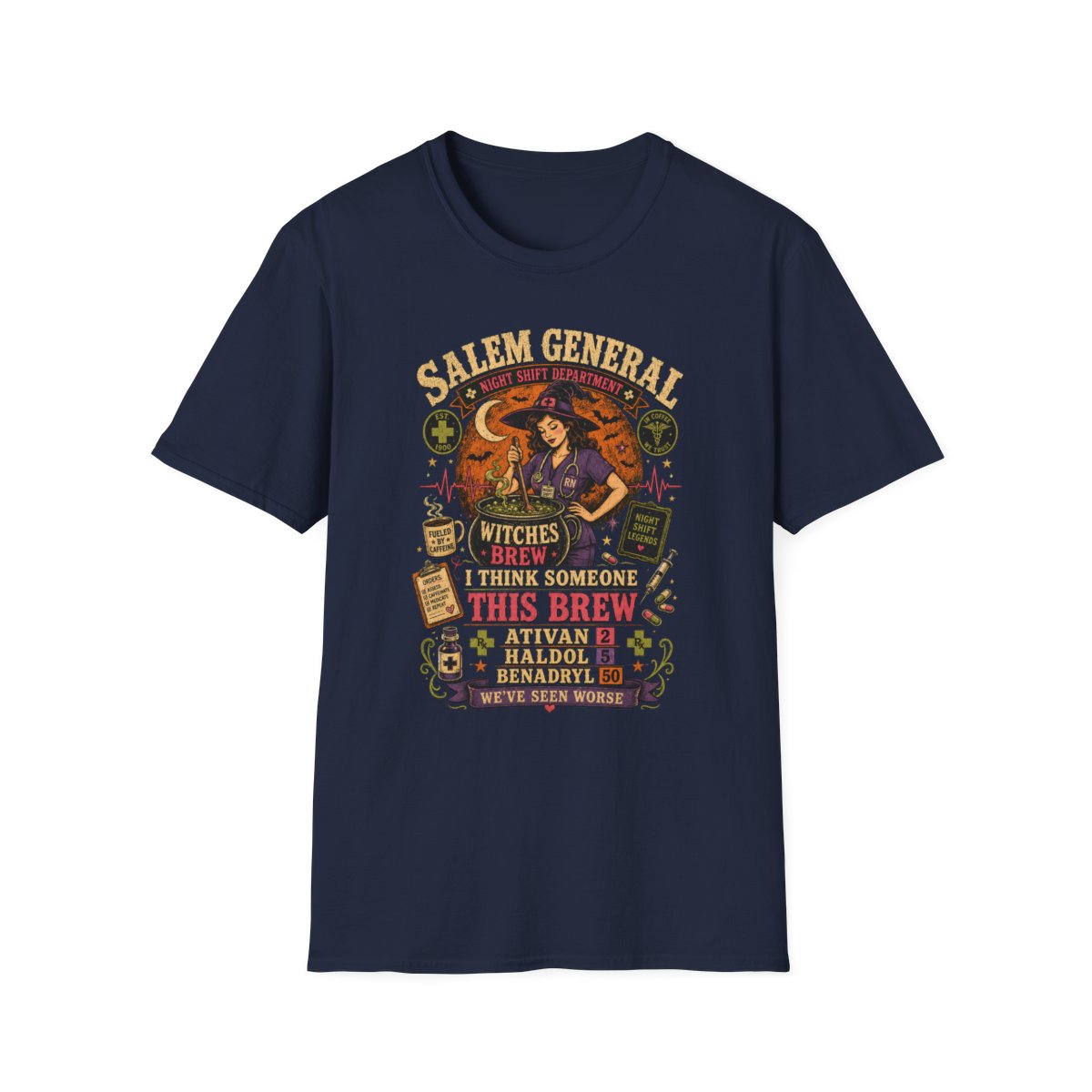 Navy Front Shirt