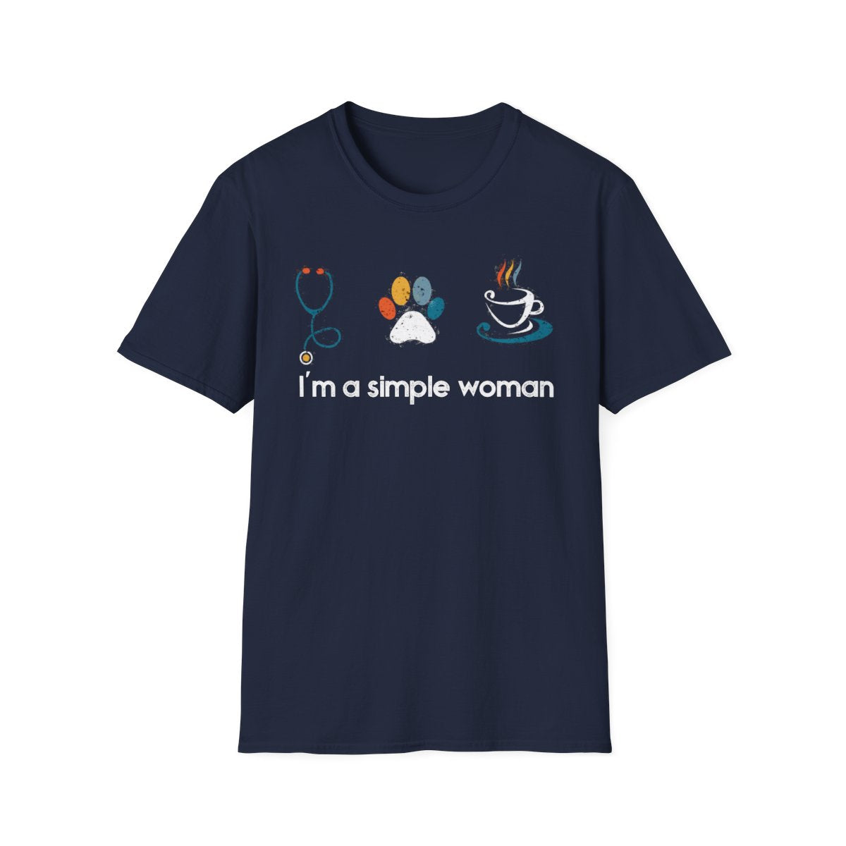 Navy Front Shirt