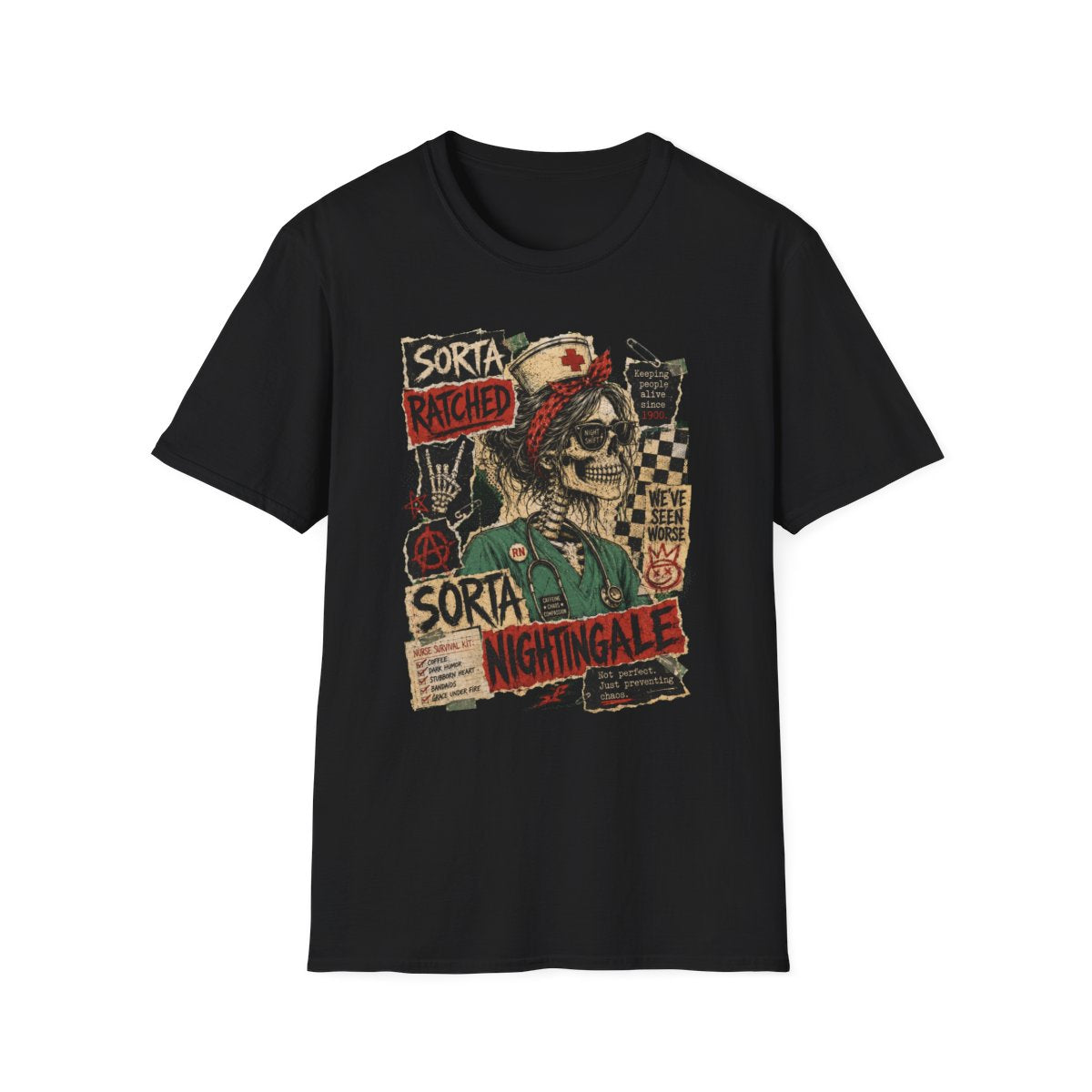 Black Front Shirt