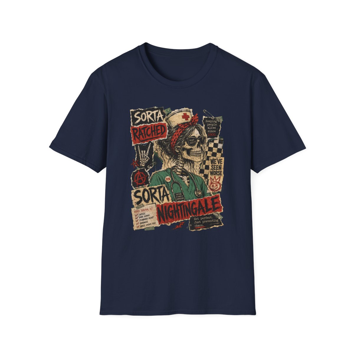Navy Front Shirt