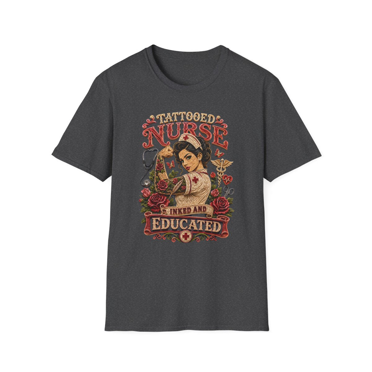 Dark Heather Front Shirt
