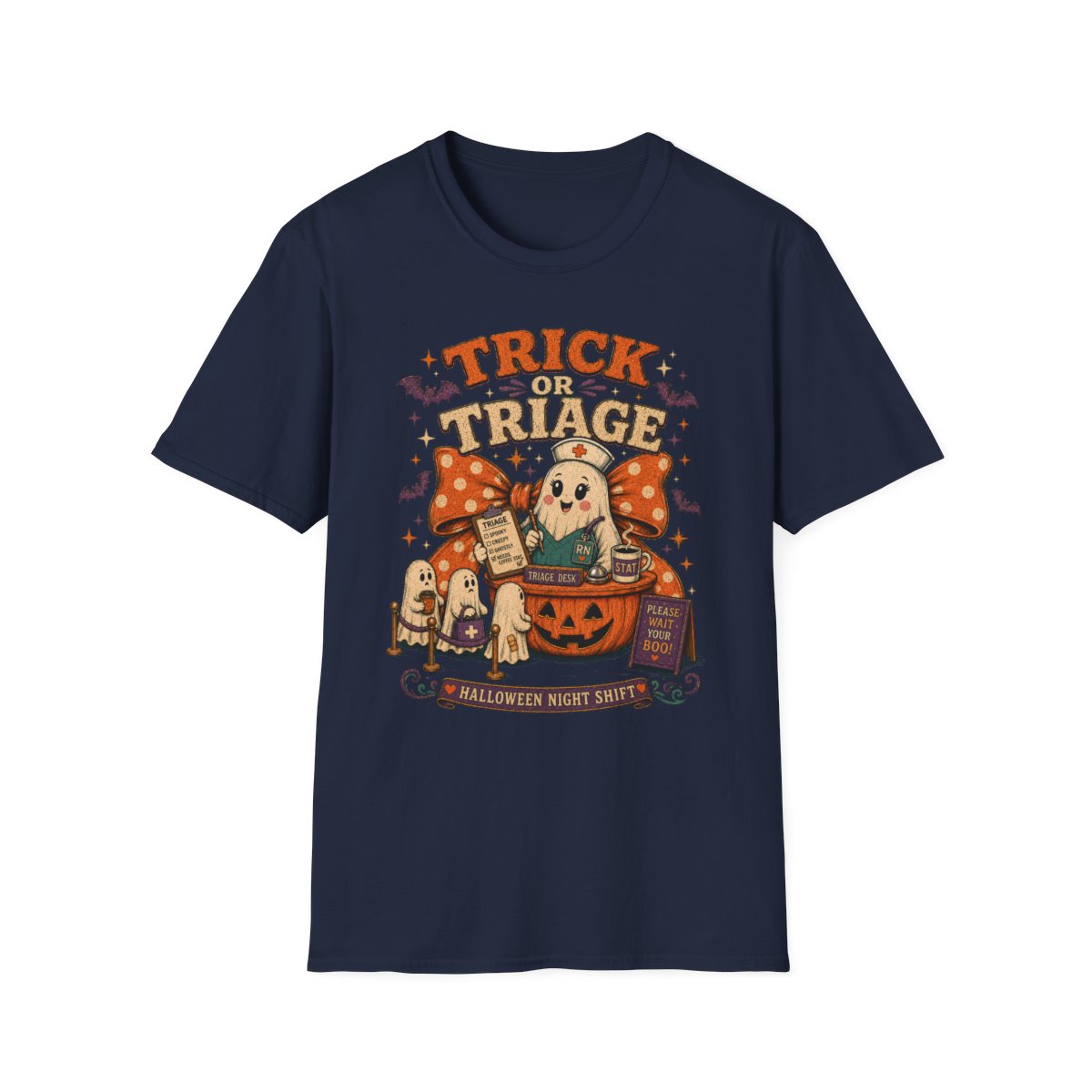 Navy Front Shirt