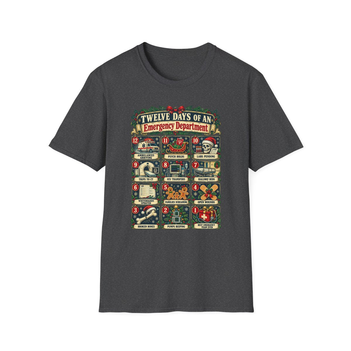 Dark Heather Front Shirt