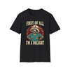 Vintage I Am a Delight ER Nurse Raccoon Shirt - 261026-P-1363