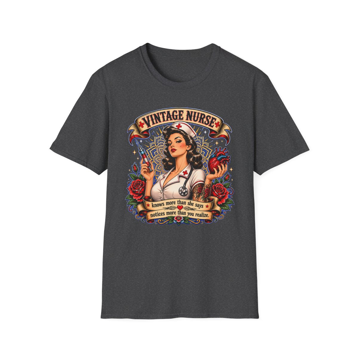 Dark Heather Front Shirt