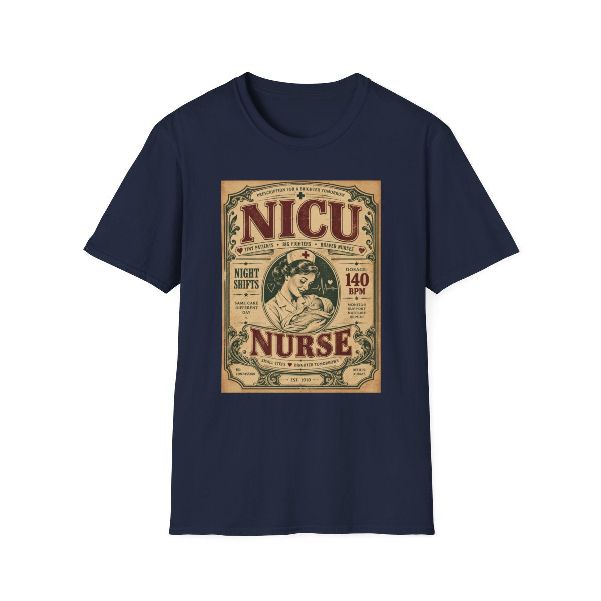Navy Front Shirt