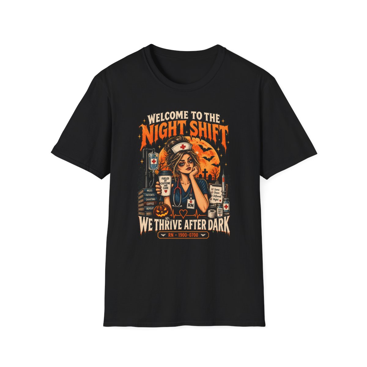 Black Front Shirt