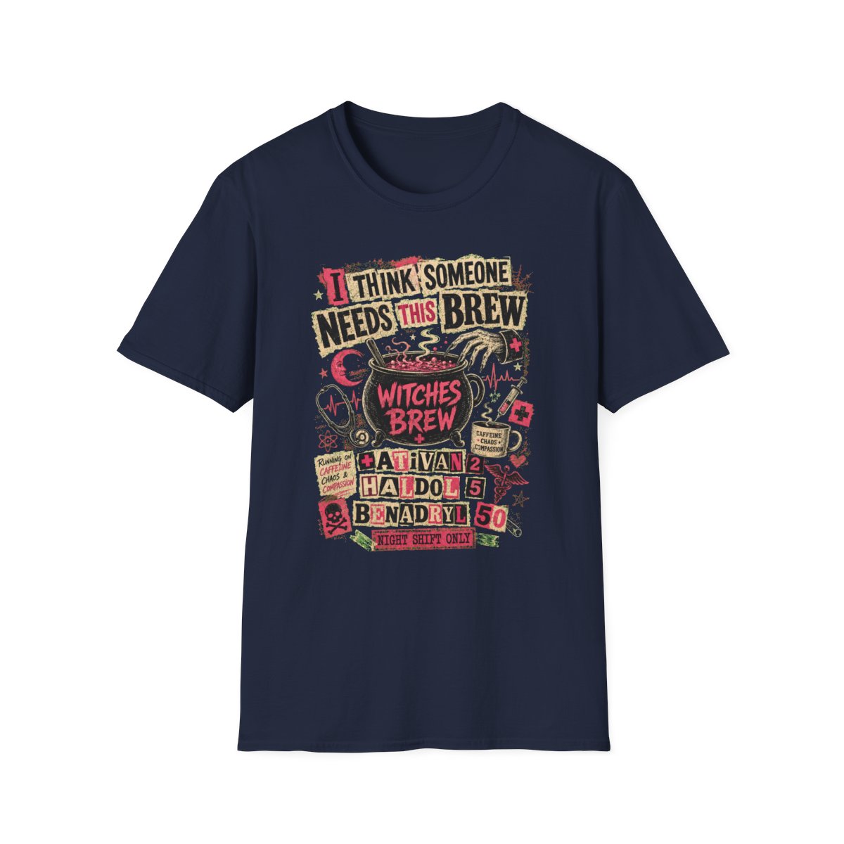 Navy Front Shirt